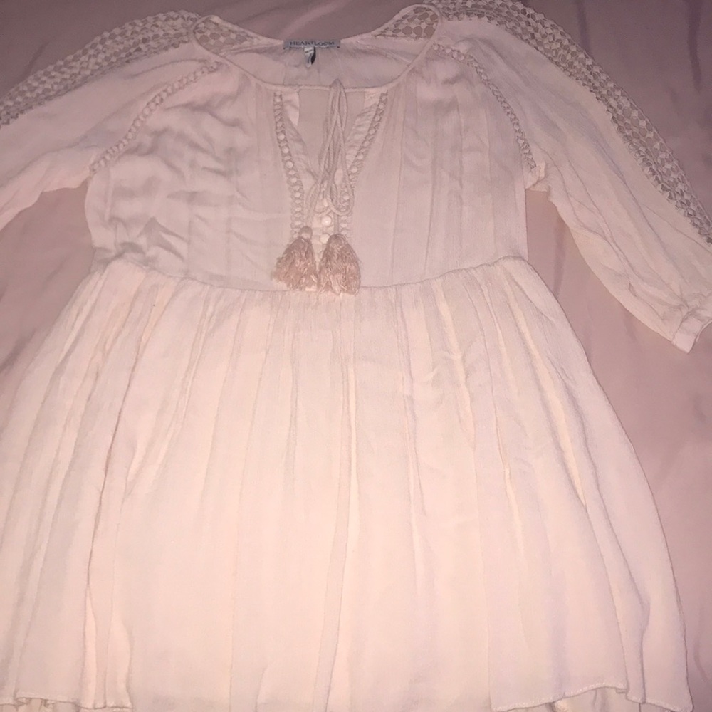 Blush pink blouse